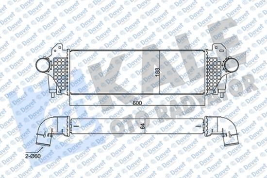 42-1815 Turbo Radyatoru (Intercooler)  Iveco Daily V 3.0 D 2011-2014 / Daily Vi 3.0 D 2014-
